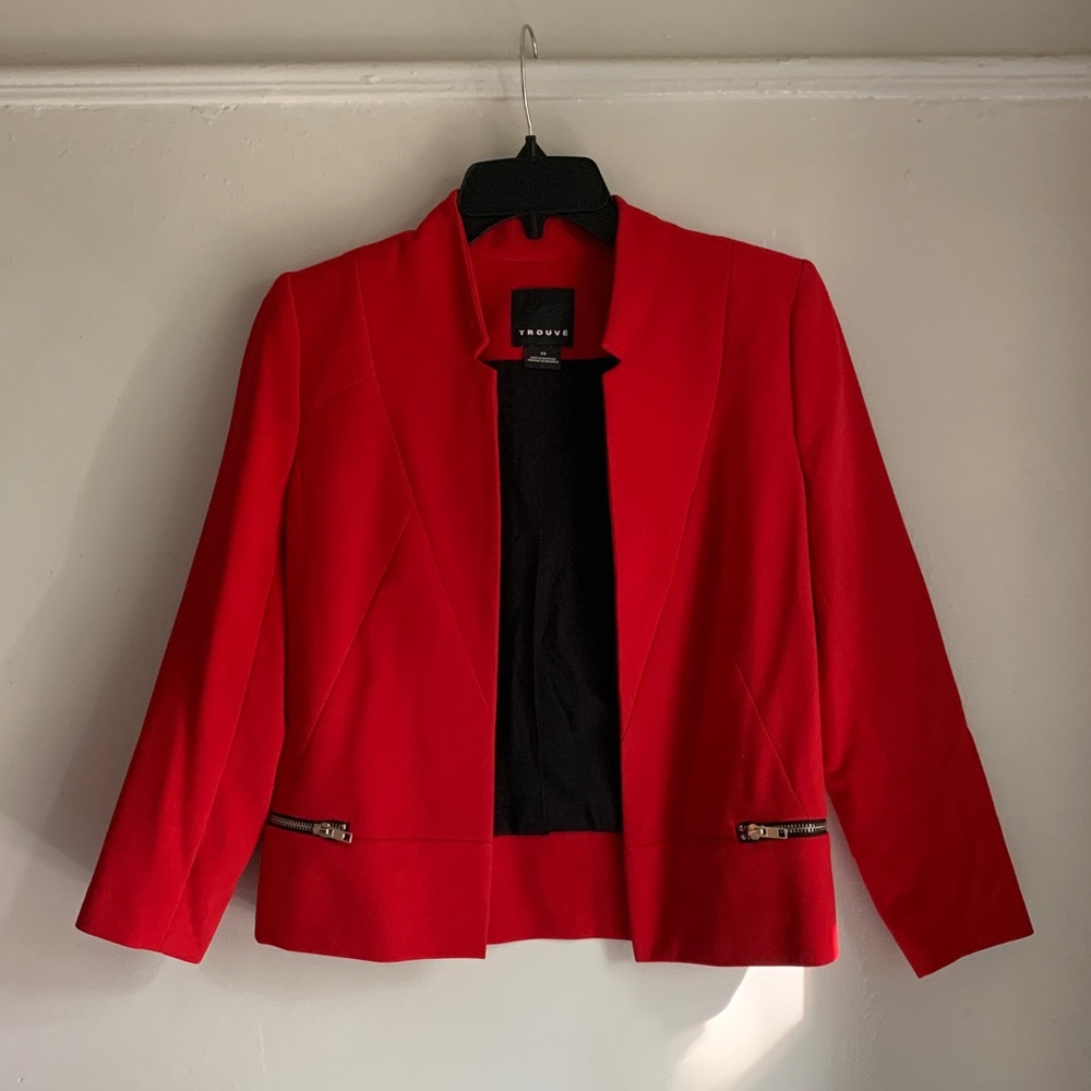 Red Trouve Blazer